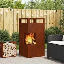 Gartenkamin Corten